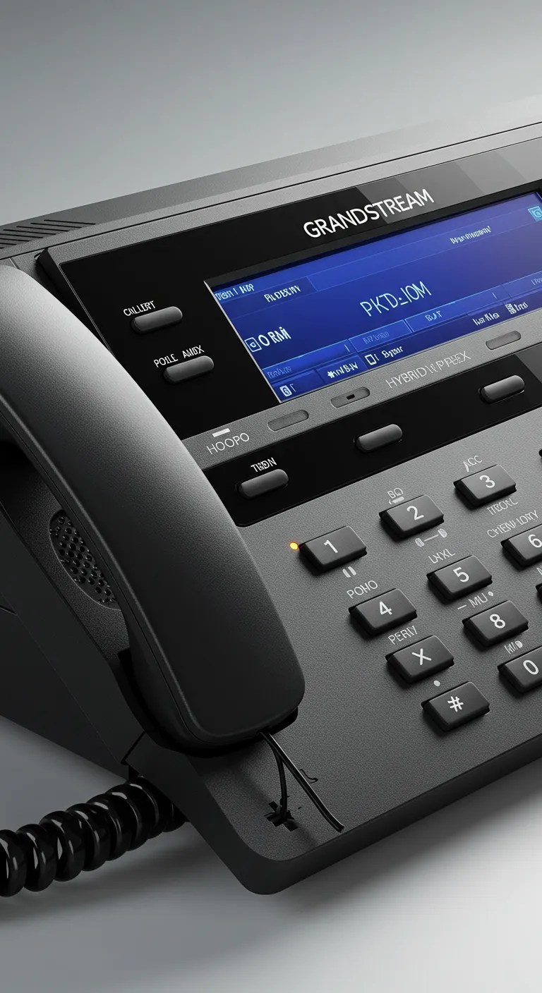 Grandstream Hybrid IP PBX phone set black