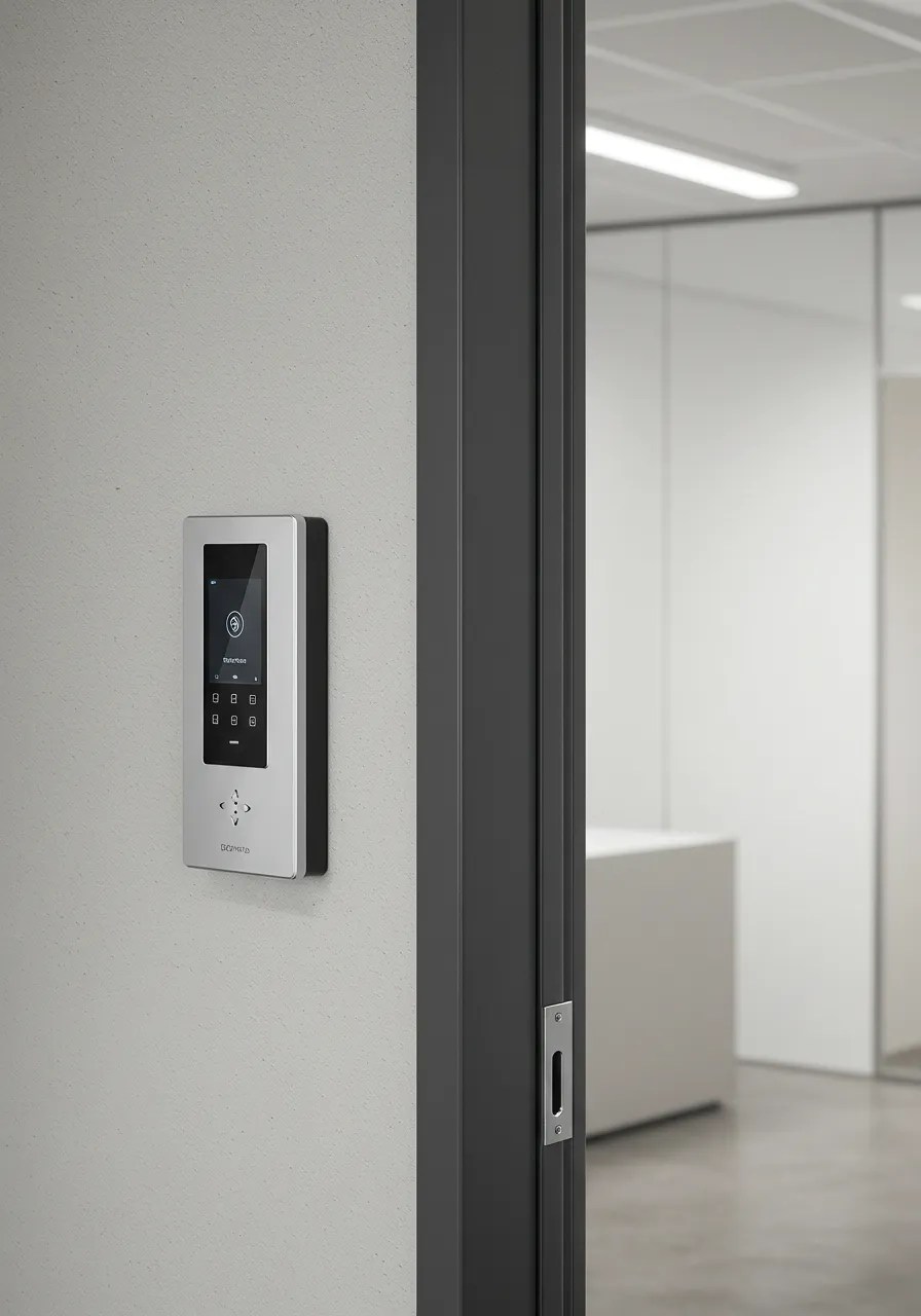 Dorma Kaba access control fixed on the wall