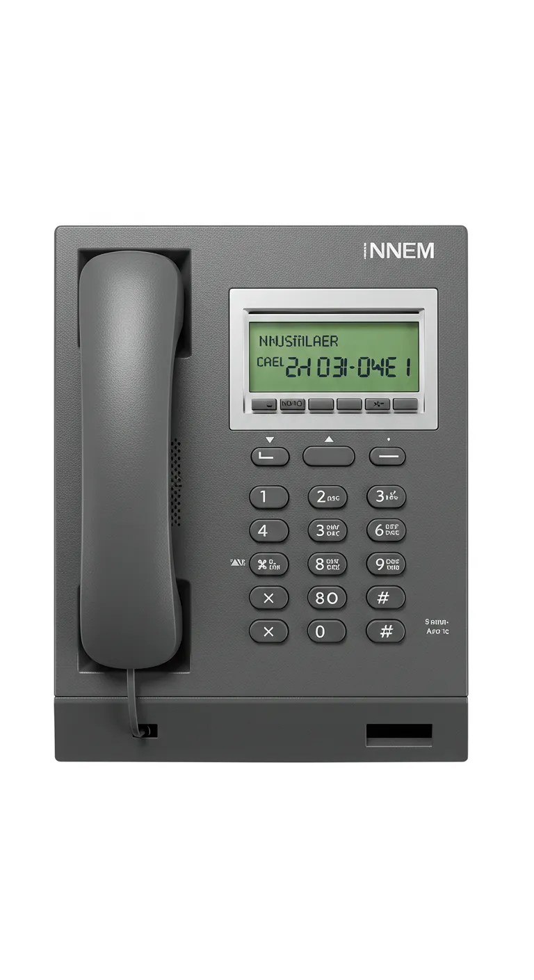 Black-colored phone