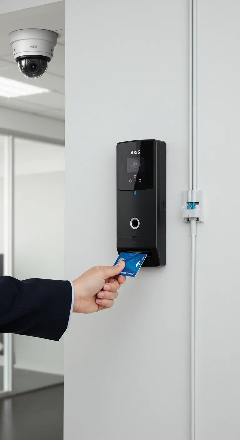 Axis Access Control System installation explained by Solo Soft Solutions