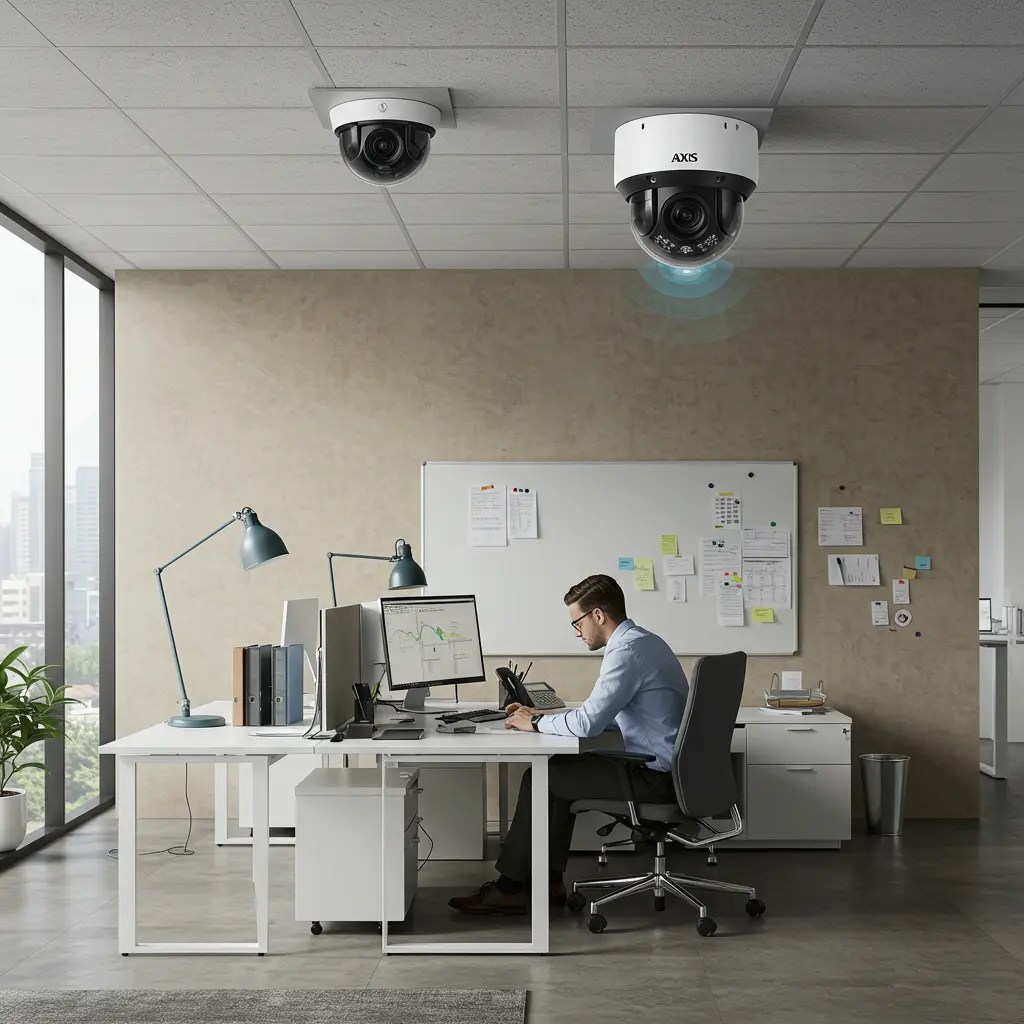 A man sitting at the chair and working