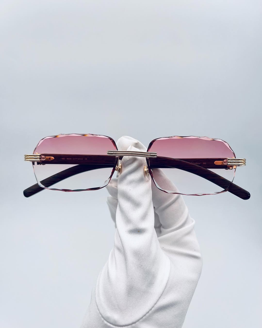 Diamond Cut Rimless Rosewood Prestige
