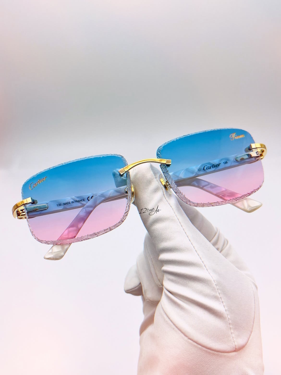 Royal Ice Diamond Cut Azure Rose Gold