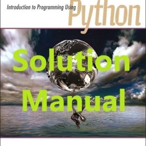 Solutions Manual With Test Bank For Introduction To Python Programming - Modern Abstract Texture - 4K