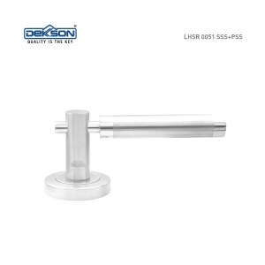 DEKKSON LEVER HANDLE ROSE LHTR 0051 SSS+PSS