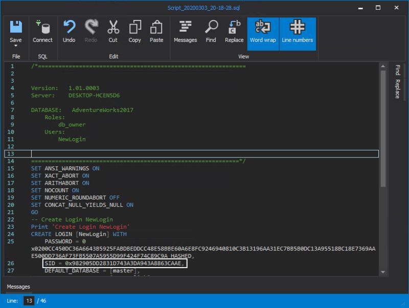 Mssql Support Sample Scripts Security Manage Logins Permissions Sp Help - Geometric Picture Collection - High Resolution Quality