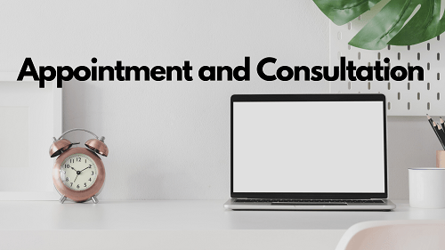APPOINTMENT AND CONSULTATION