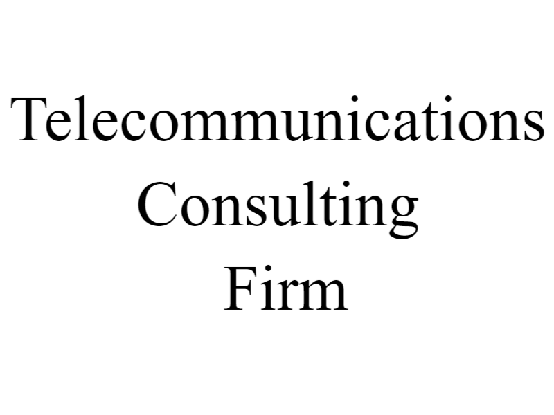 Telecommunications Consulting Firm