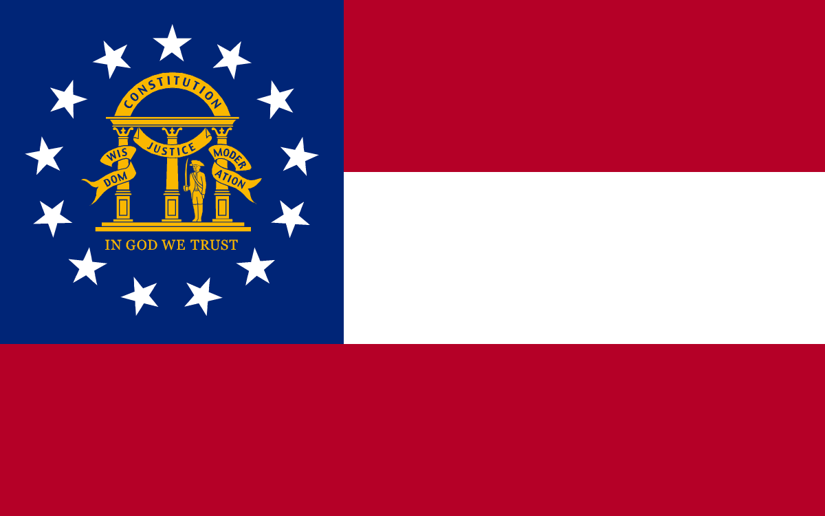 Georgia Flag Large