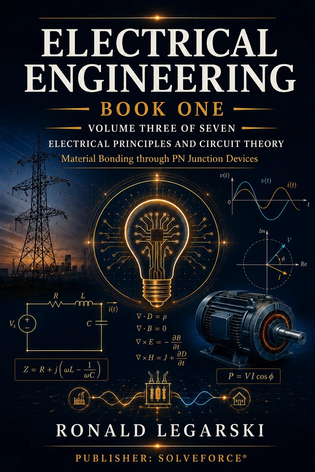 Electrical Engineering, Book 1: Electrical Principles and Circuit Theory — Volume 3 of 7, chapters 136–200; Ronald Legarski; SOLVEFORCE®.