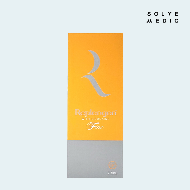 replengen fine hyaluronic acid dermal filler from solvemedic