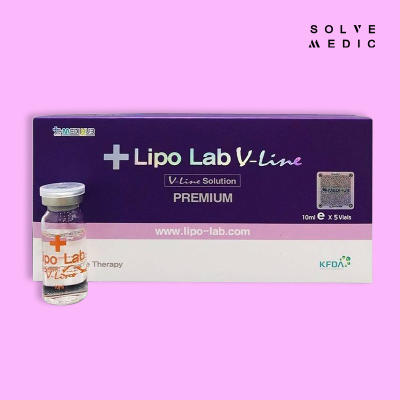 Lipolab V-Line is a non-surgical cosmetic procedure that aims to contour and shape the face, specifically targeting the jawline and chin area. It involves the use of injectable lipolytic solutions that help to dissolve excess fat and sculpt the facial profile. Lipolab V-Line is a minimally invasive treatment that is performed by a qualified medical professional and typically requires little to no downtime. The results can vary depending on the individual, but may include a more defined and youthful appearance to the jawline and chin, resulting in a V-shaped facial contour.
