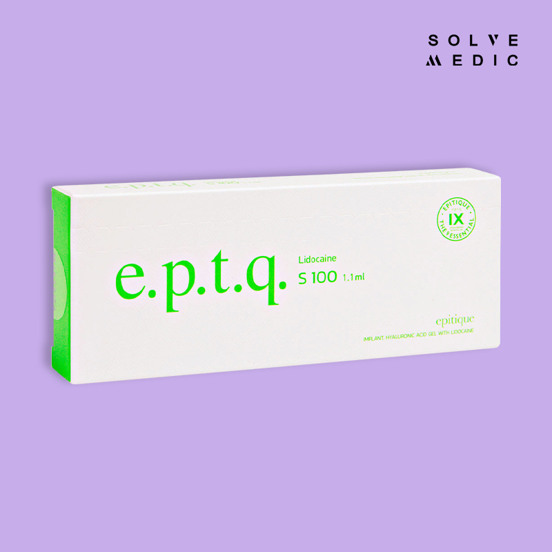 E.P.T.Q. S100 is an advanced dermal filler that is formulated with high-quality hyaluronic acid, a naturally occurring substance found in the skin that helps to maintain its moisture and elasticity. E.P.T.Q. S100 is designed to provide natural-looking results for facial rejuvenation treatments.