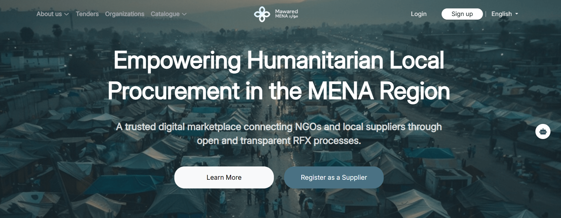 Indicative of Mawared MENA procurement platform portal