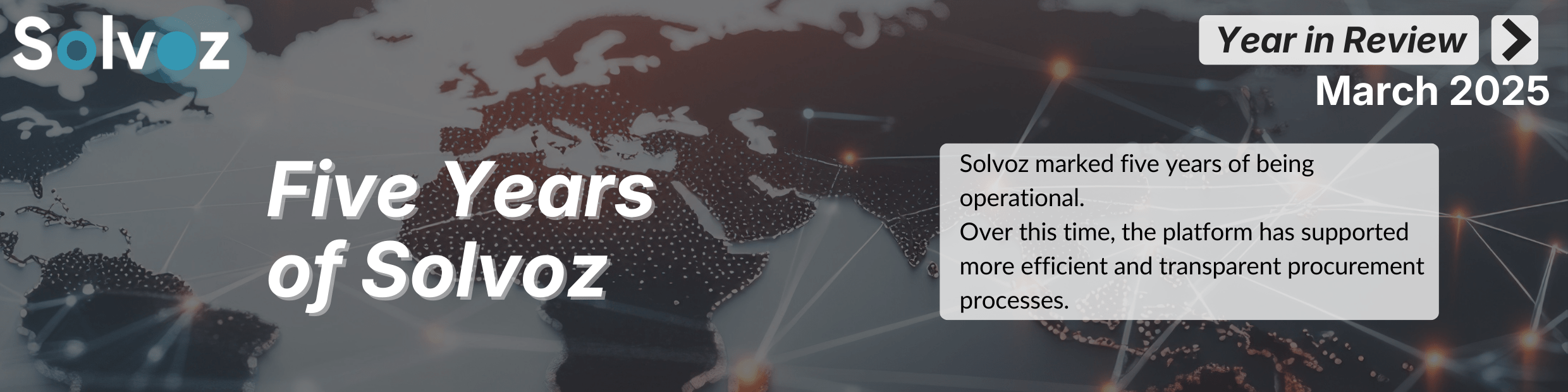 Solvoz year in Review March