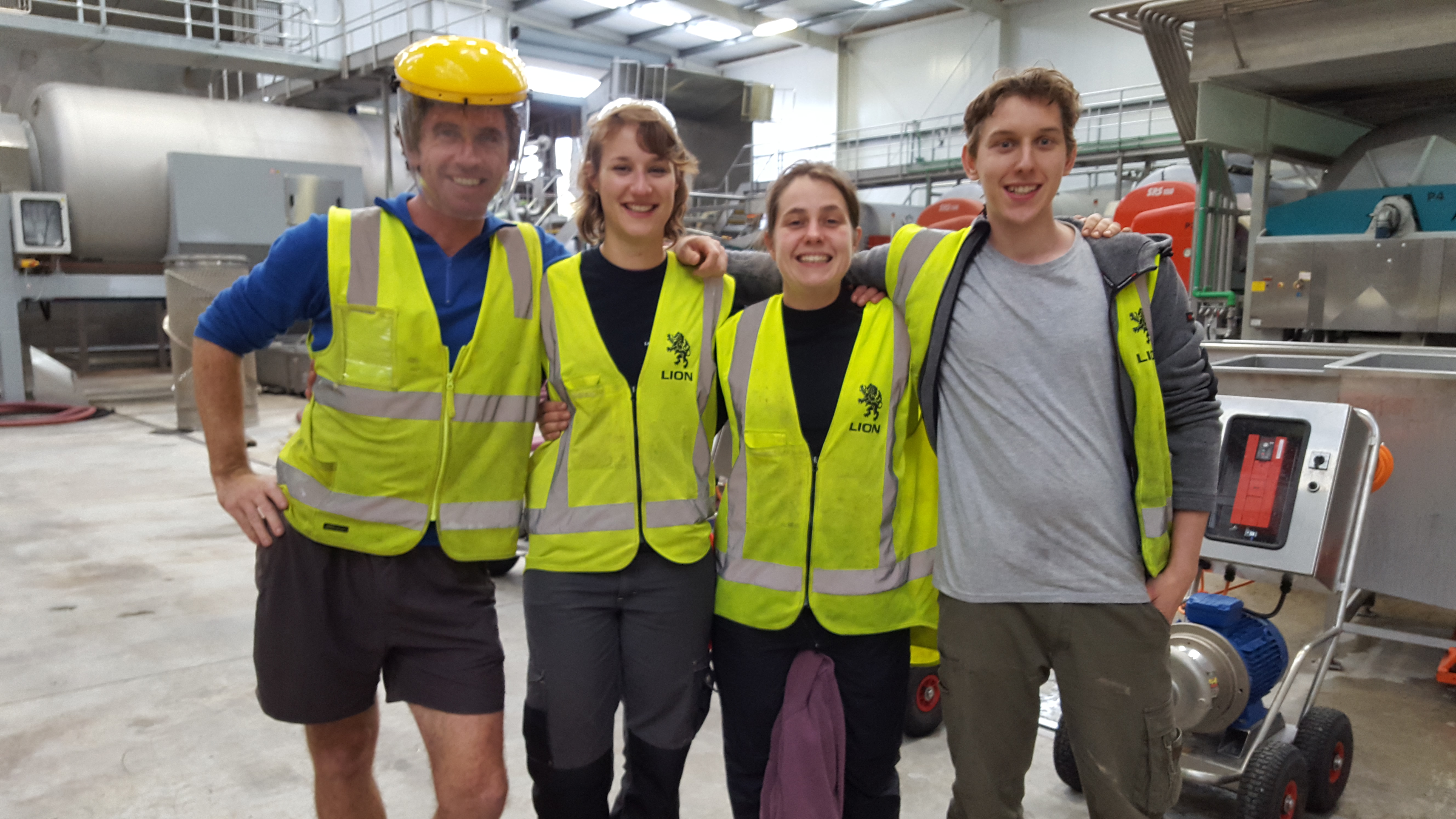 Team shot at the end of our last shift. We even took to scrubbing the gloves we were wearing. The next vintage crew are a lucky bunch.
