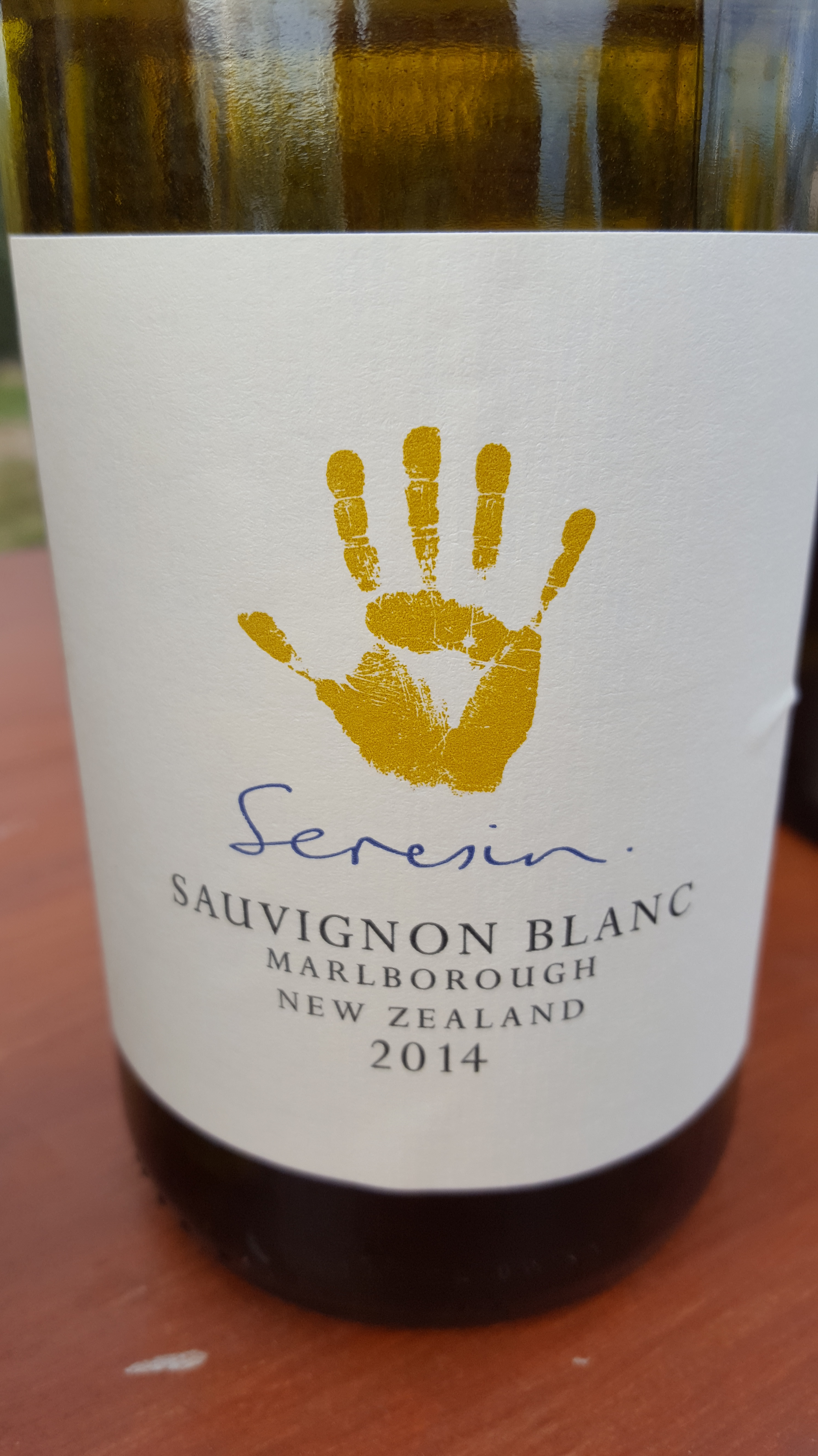 2014 Estate Sauvignon with a touch of barrel fermented Semillon.; mineral, peach, nectarine, gooseberry