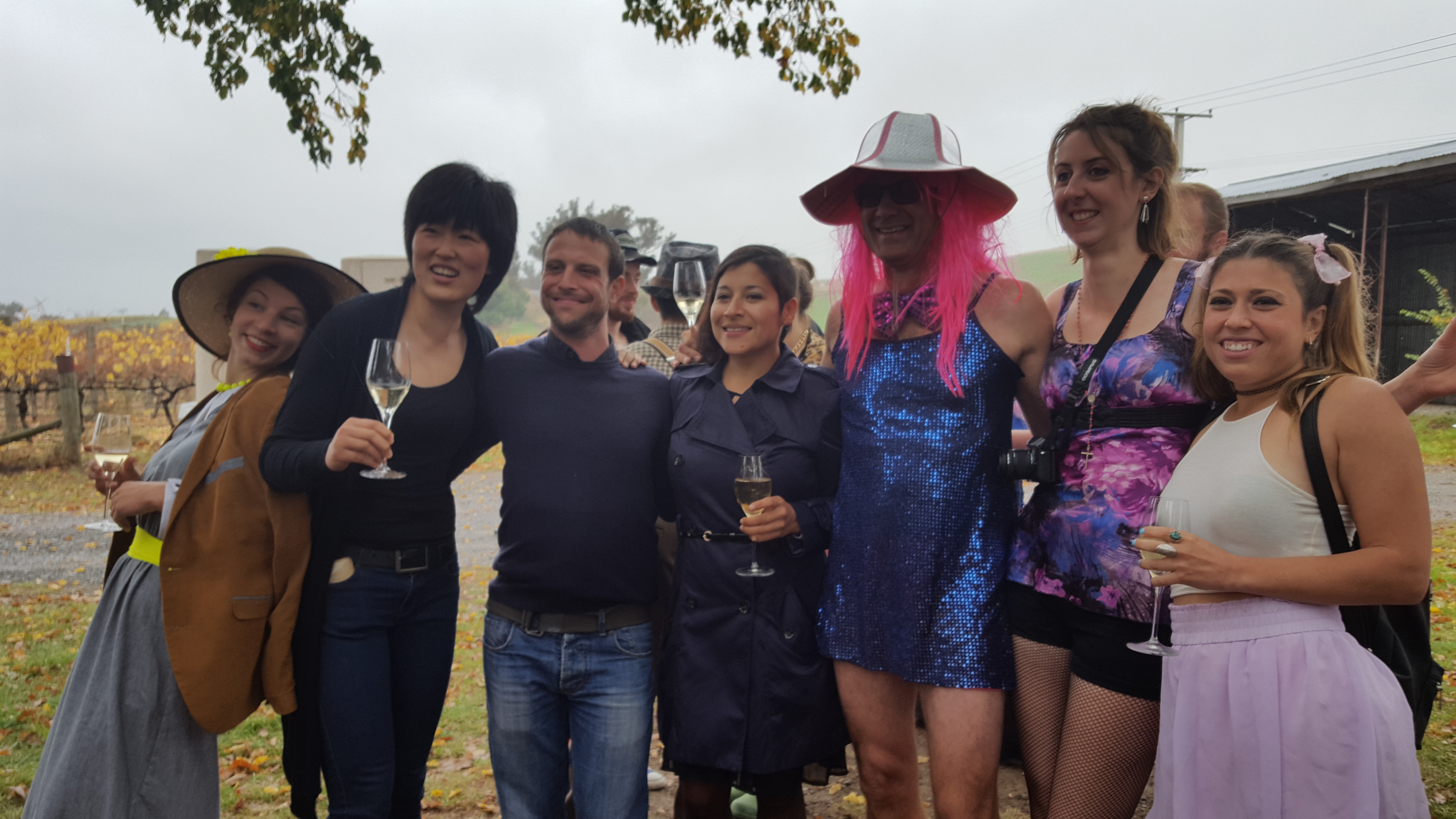 More of the crew in their Sunday best.
