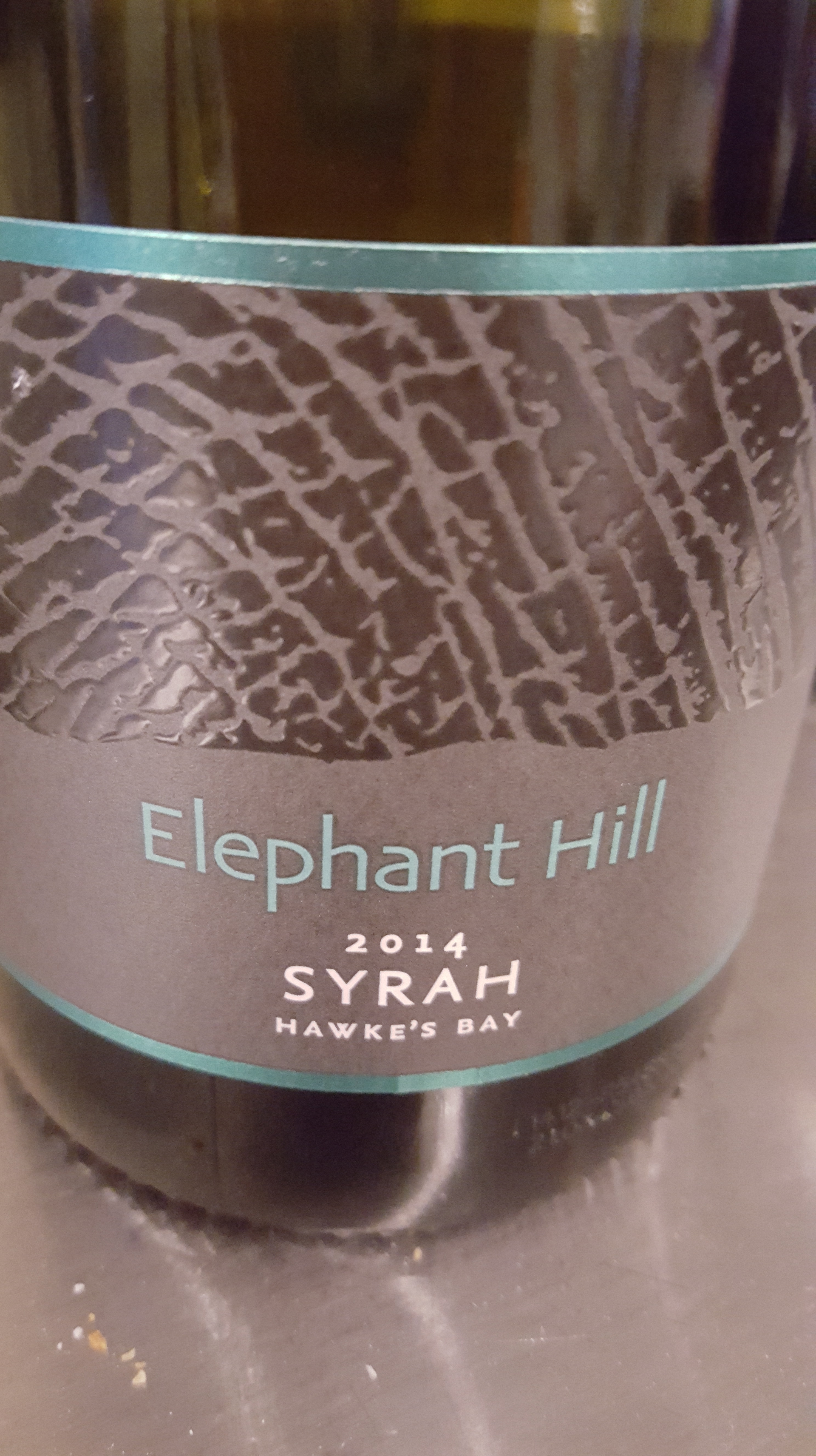 Elephant Hill 2014 Hawkes Bay Syrah; big and bold with smoked meats, vegetal and herbal notes; powerful