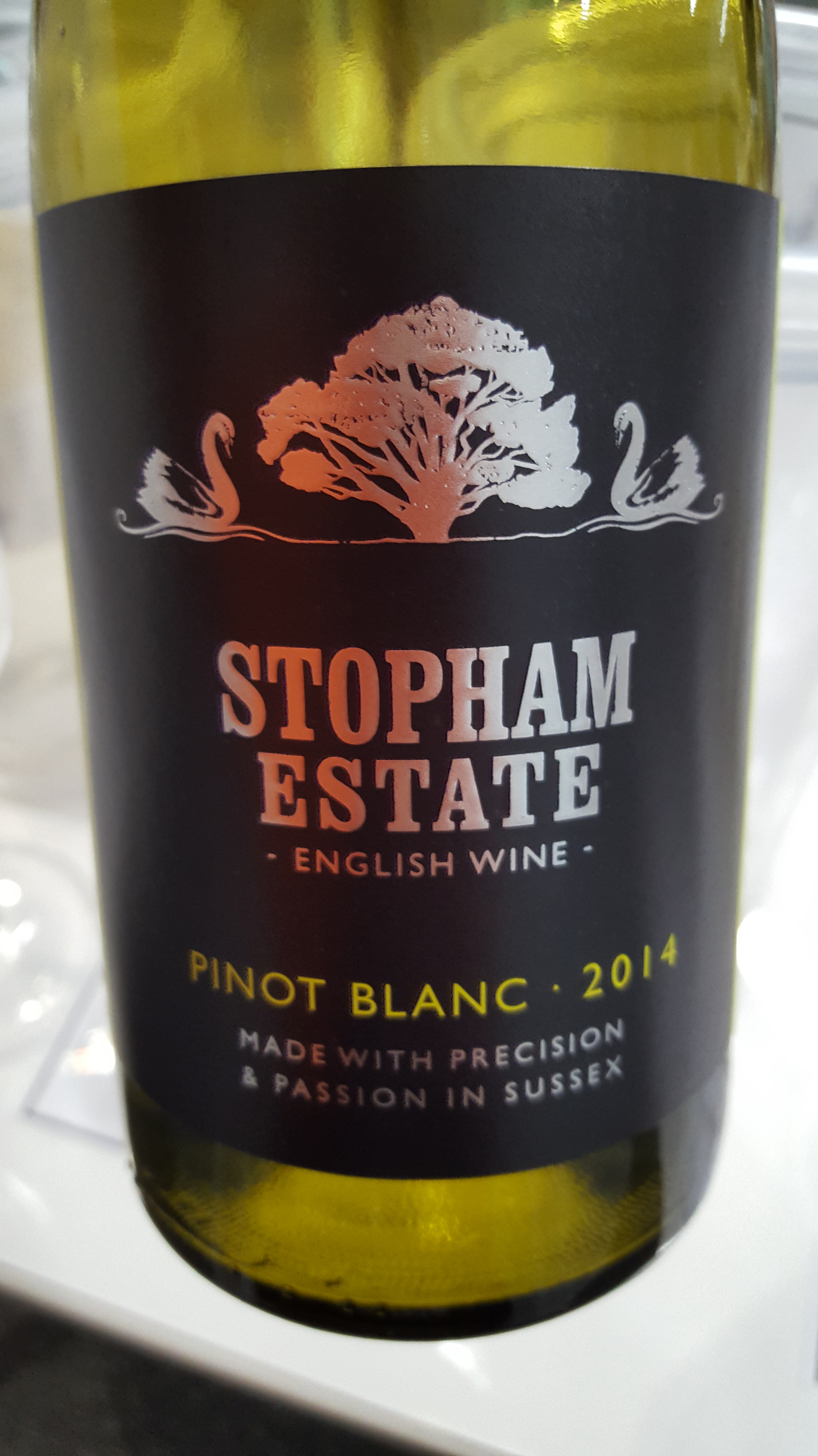 Stopham Estate Pinot Blanc West Sussex England; GREAT; greengage, chamomile, crisp and refreshing, lingers; £15