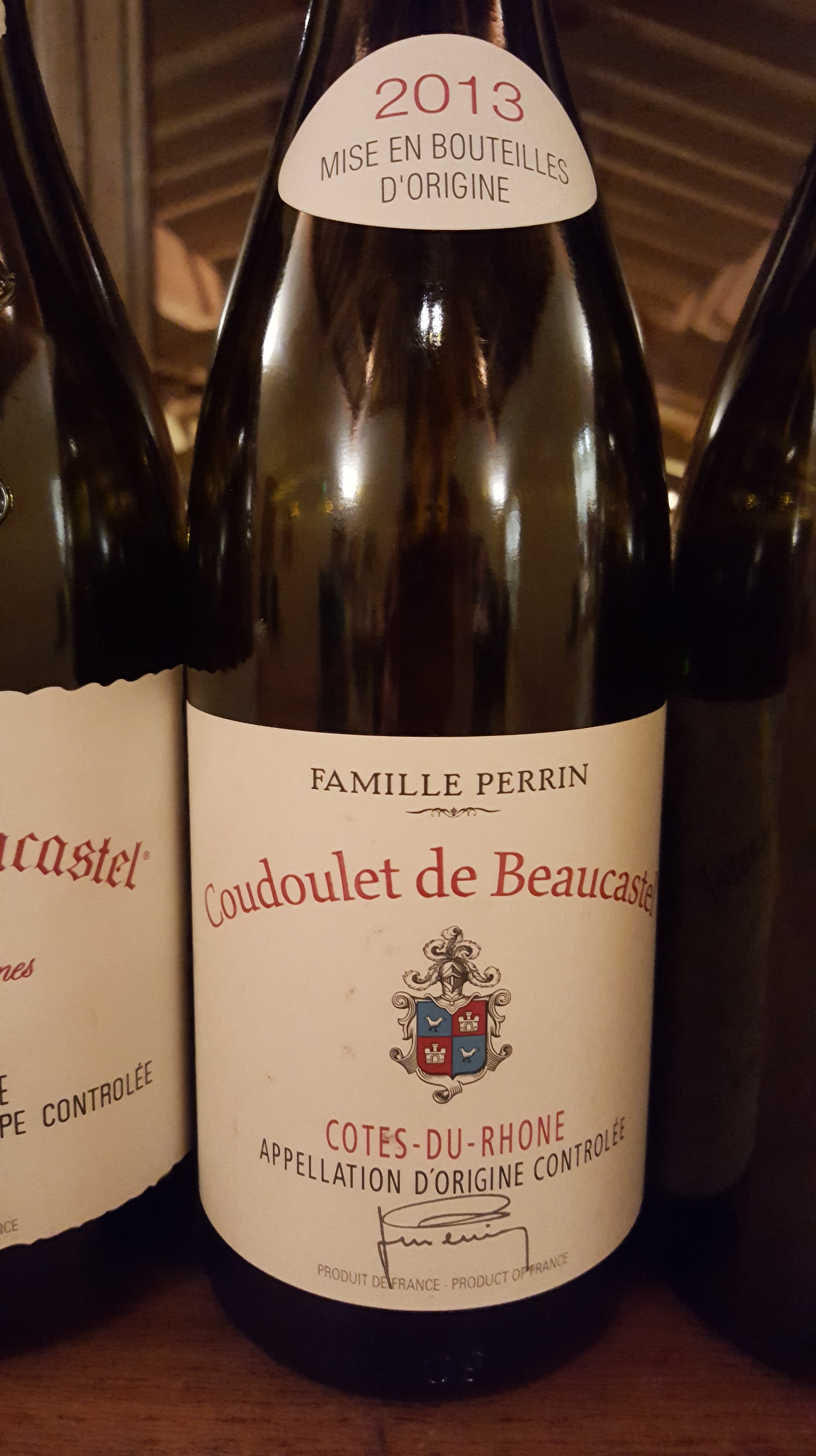 Coudoulet de Beaucastel offers fantastic value. The vines are just over the road from where the Chateauneuf-du-Pape boundary ends. The grapes are treated with the same love and care, but the wine must be labelled Cotes du Rhone.