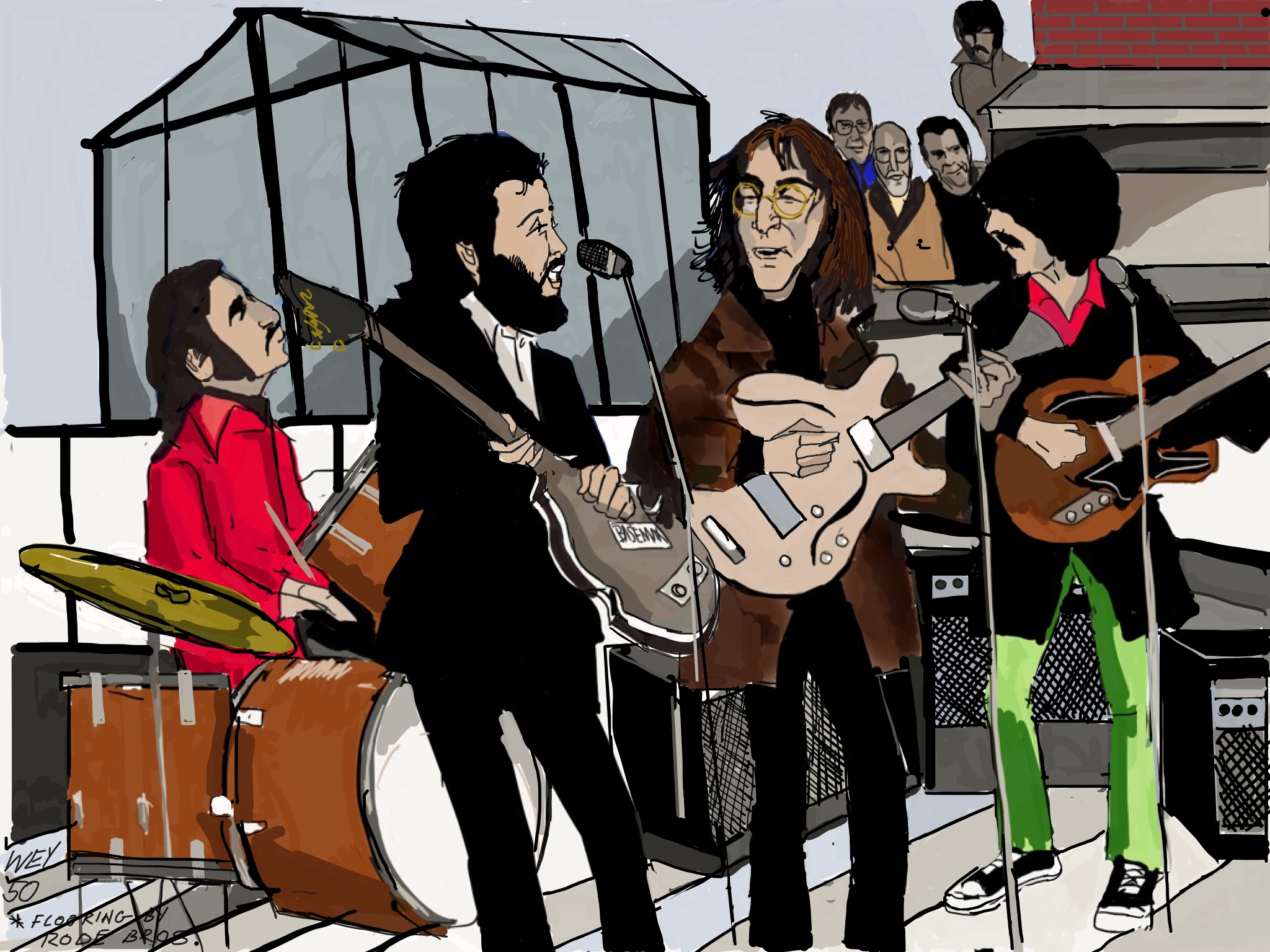 If you want to add a burst of color or pattern to your living room, try one of many easy ways of decorating with wallpaper. 06 The Beatles Live Something About The Beatles