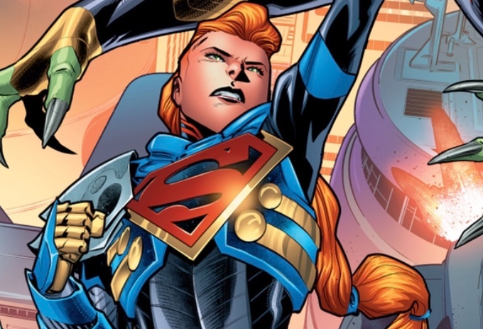 Theand'r Ban-El of the House of El, punches up at an offscreen creature.