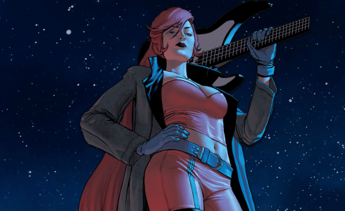 Elsa Bloodstone stands with the stars to her back, as one of my recommendations to be added into Midnight Suns.