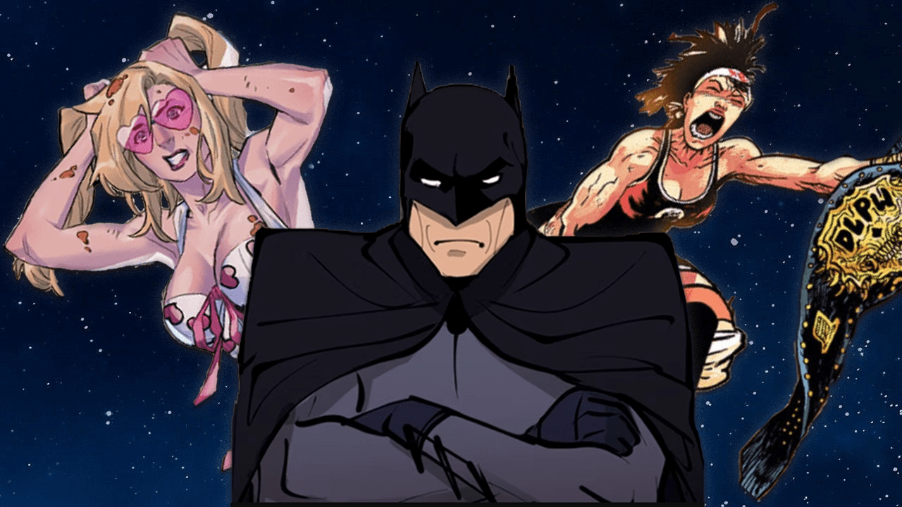 On the feature image for the Best Comic Books of 2022 we have Batman, Boom-Boom, and Yua Steelrose.
