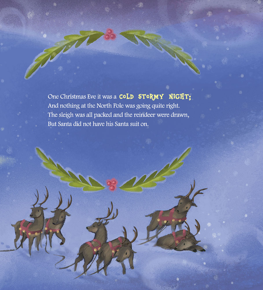 Award winning Christmas Children's Book about a Purple Santa Suit!