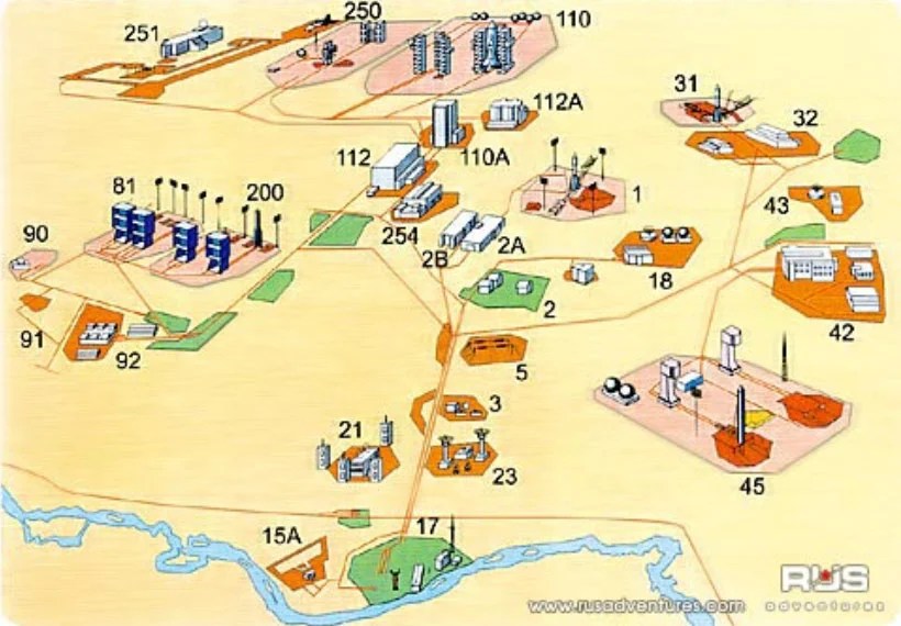 The Baikonur Cosmodrome World S Oldest Space Launch Facility Baikonur Map 