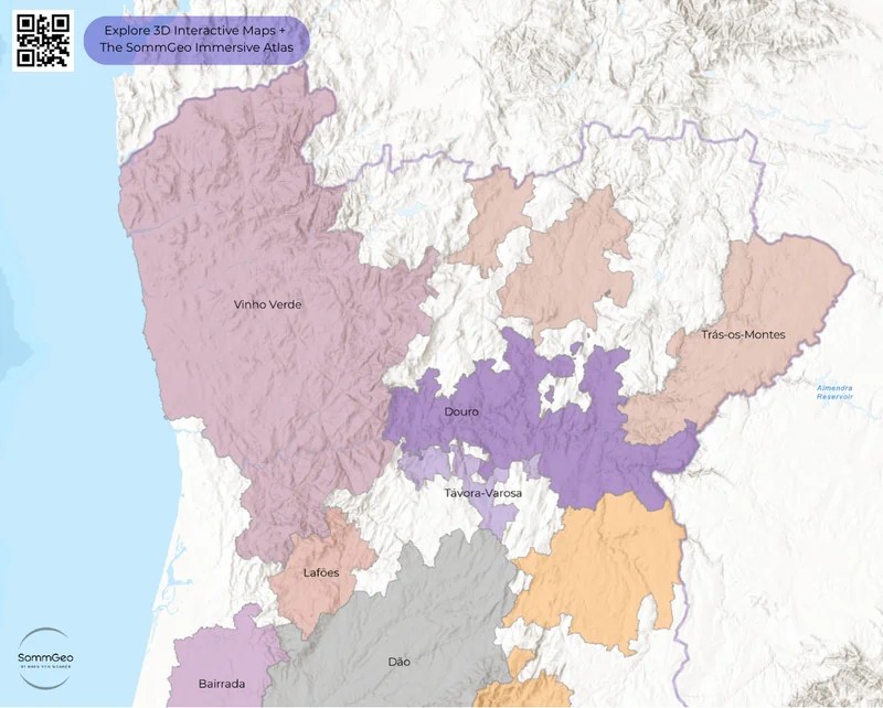 Portugal Wine Map Interactive Guide To Portuguese Regions Sommgeo Fast.