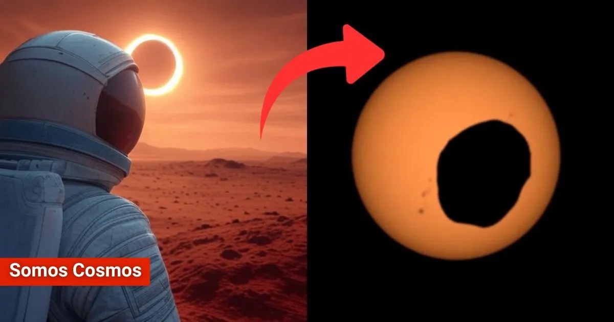 Eclipse en Marte captado por la NASA: No se parece en nada a los que vemos en la Tierra