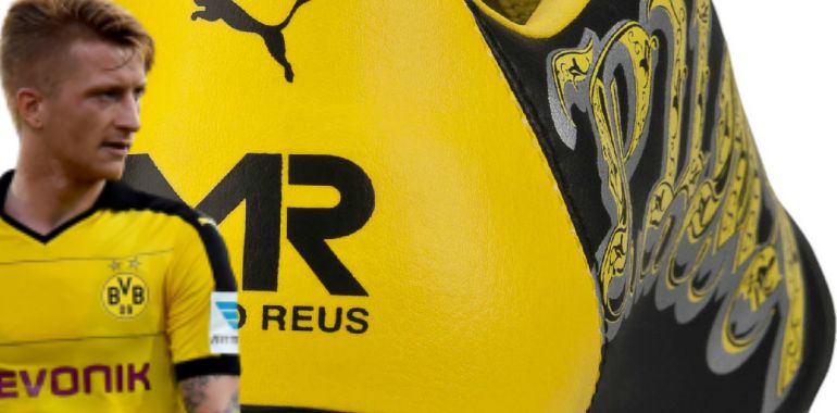 Los botines inspirados en el Borussia Dortmund y un tatuaje de Marco Reus -  SOMOS INVICTOS