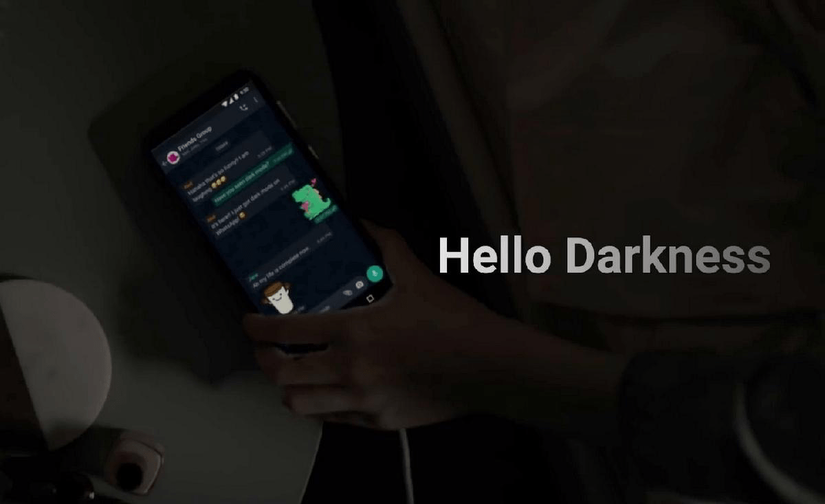 Whatsapp despliega su modo oscuro