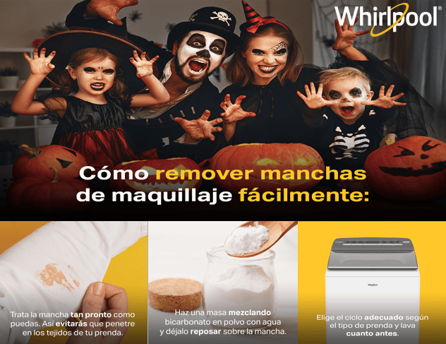 Whirlpool: Cuatro consejos para sobrevivir Halloween