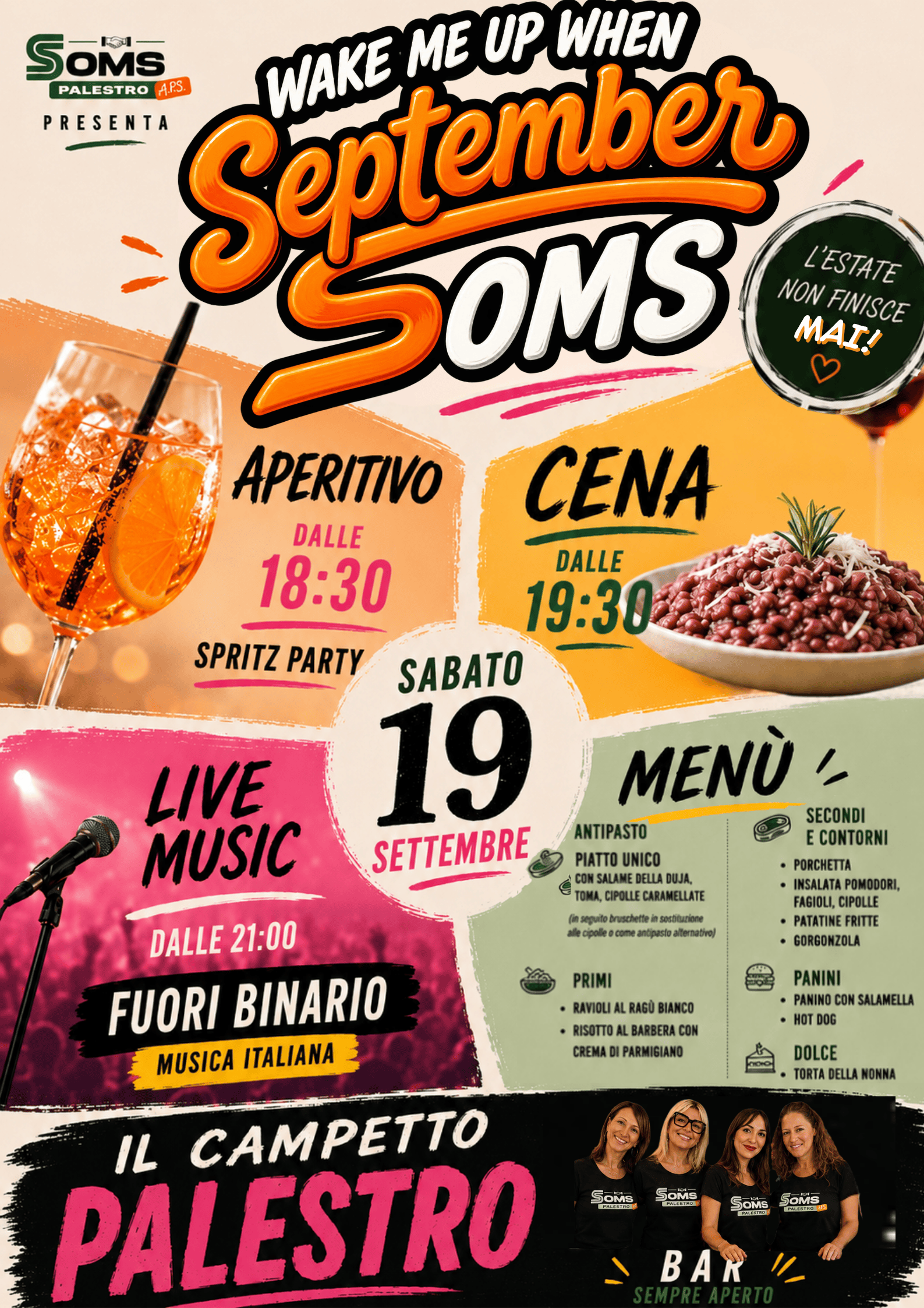 19 Settembre 2026: Wake me up when SEPTEMBER SOMS