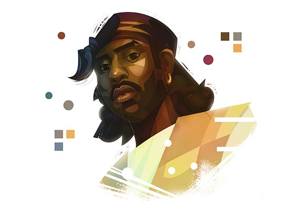 Blood Orange Intrepid Genius - Premium Gradient Pattern Gallery - Ultra HD