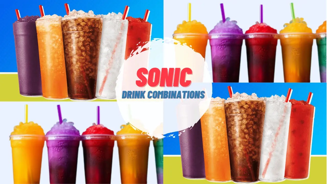 Sonic drink combinations