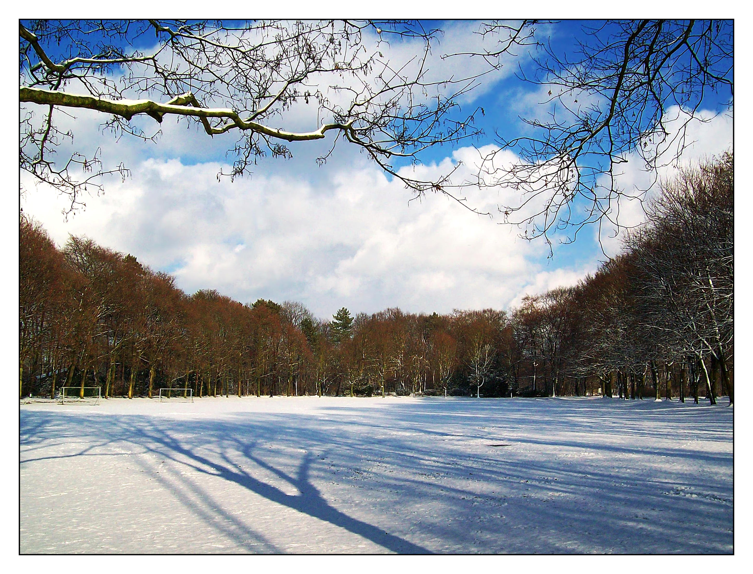 Stadtgarten Dülken im Winter