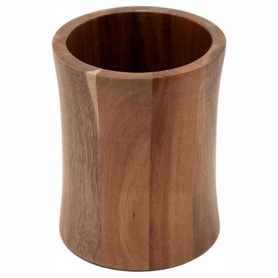 Bamboo Kitchen Counter Utensil Crock Holder