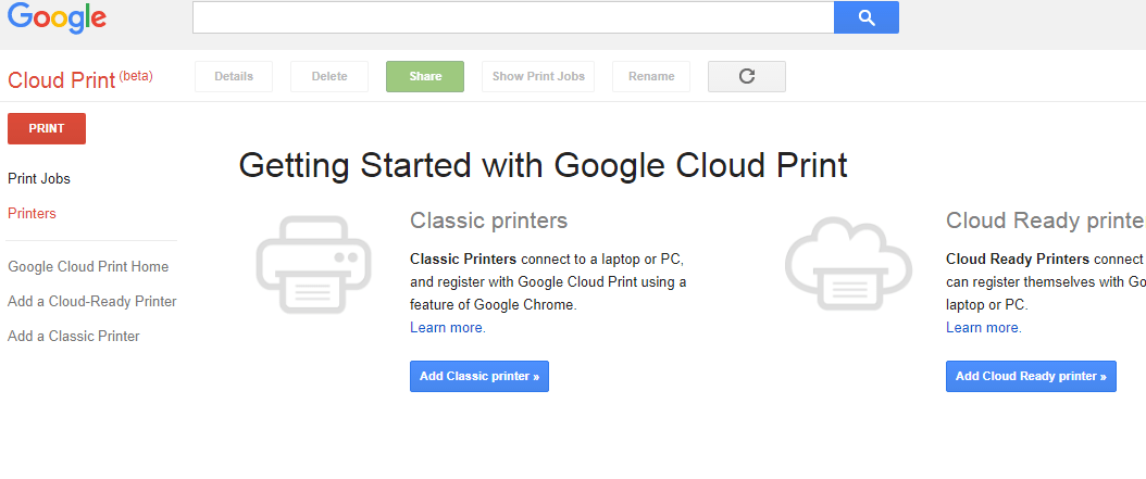 Google Cloud Print