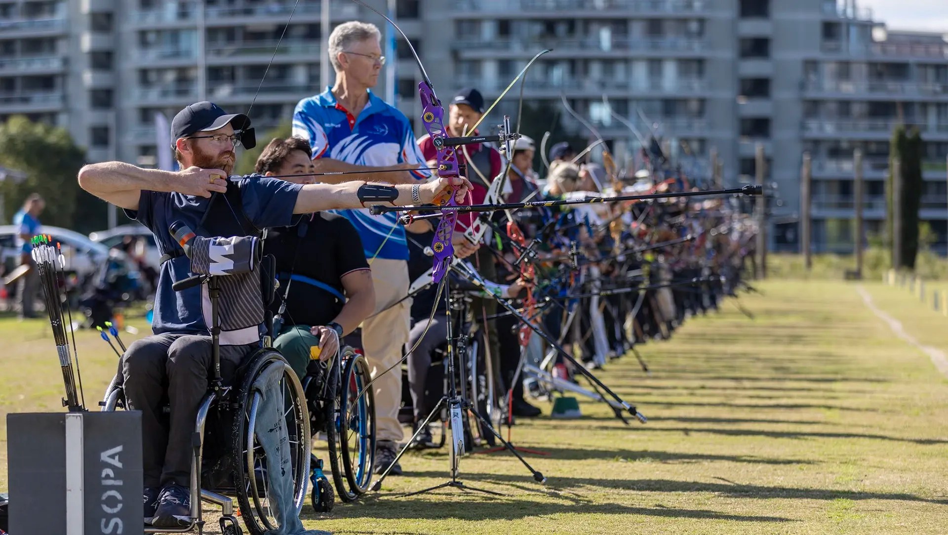 Archers at the Archery NSW 2026 State Short Distance Championship