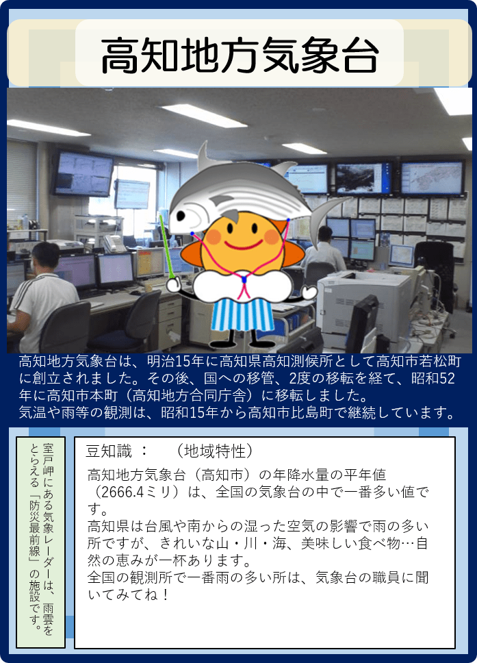 はれるんカード紀行（16）～高知地方気象台 | soracoco