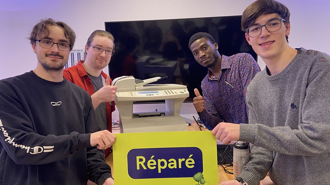 Nicolas Larouche, Jérôme Comptois, Karim-Michel Jean-Baptiste et Pierre-Alexandre Chabot