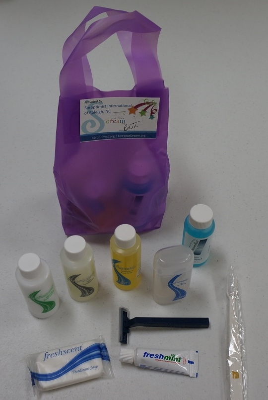 Personal Care Kits Donated To Dress For Success Triangle