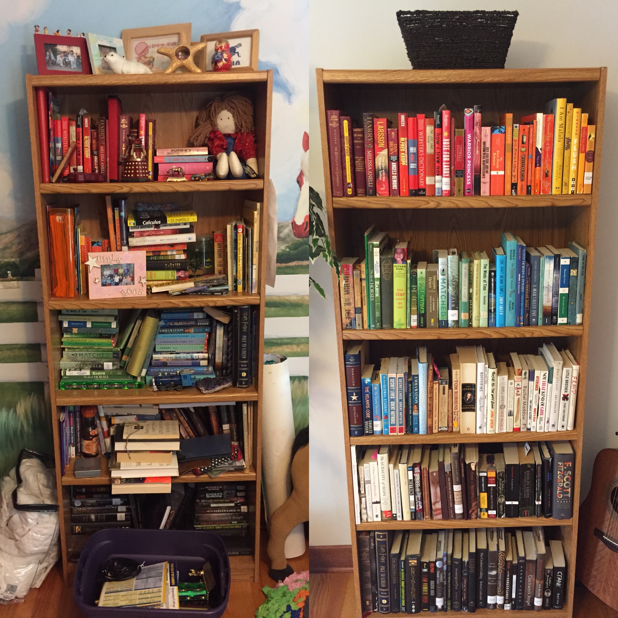 Quick bookshelf project...
