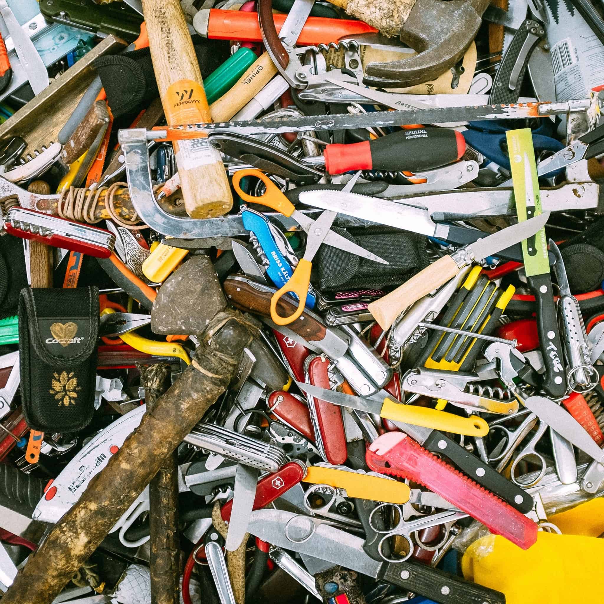 The Sorting Cat helps organise tools
