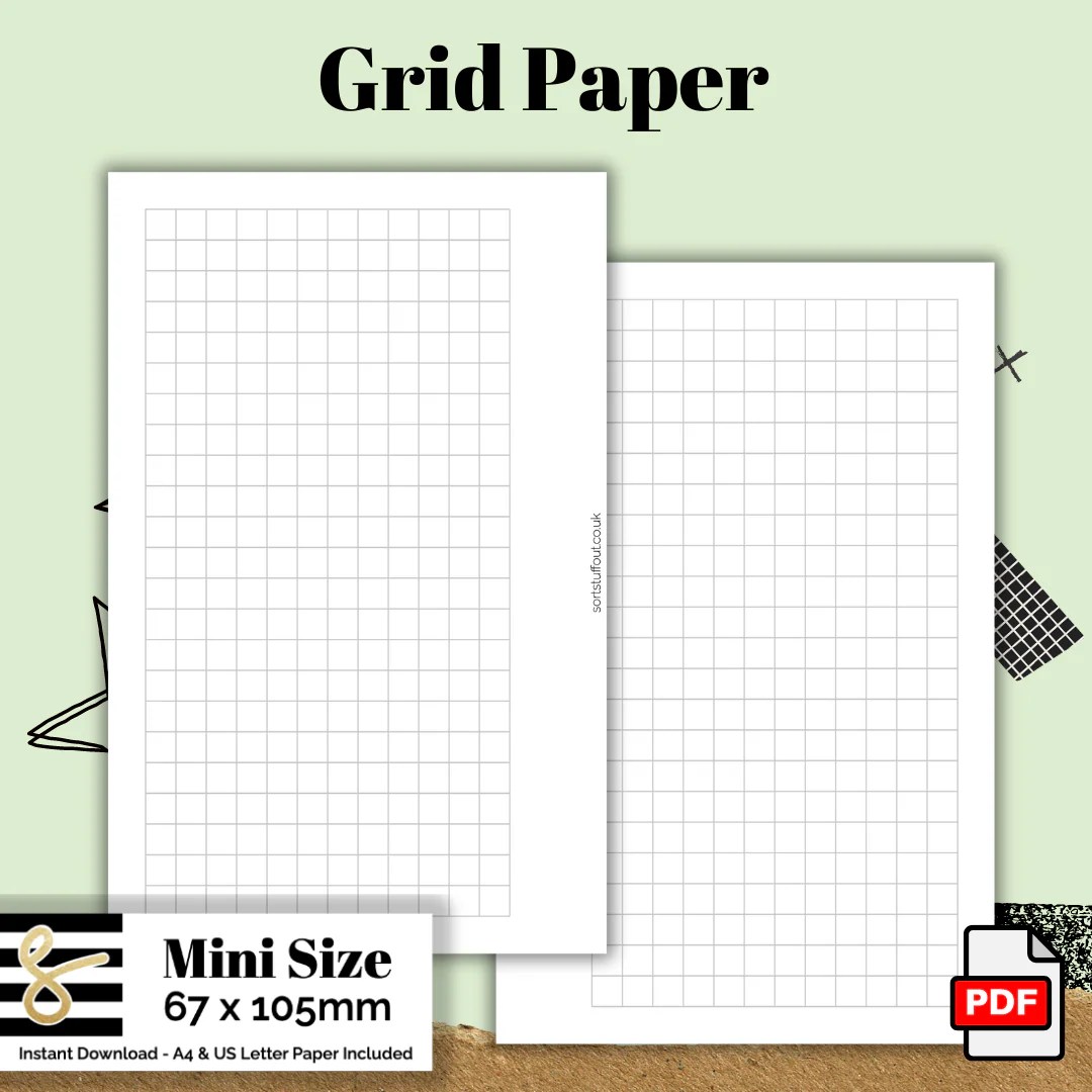Square Grid Paper A4