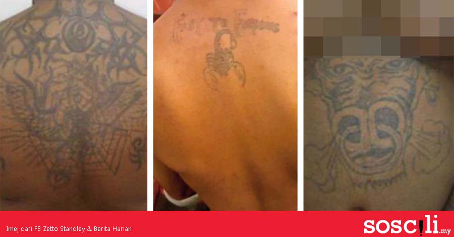 Logo kumpulan kongsi gelap di malaysia. Pdrm Tengah Aktif Tahan Orang Ada Tatu Yang Ada Ciri Ciri Ahli Kongsi Gelap Soscili